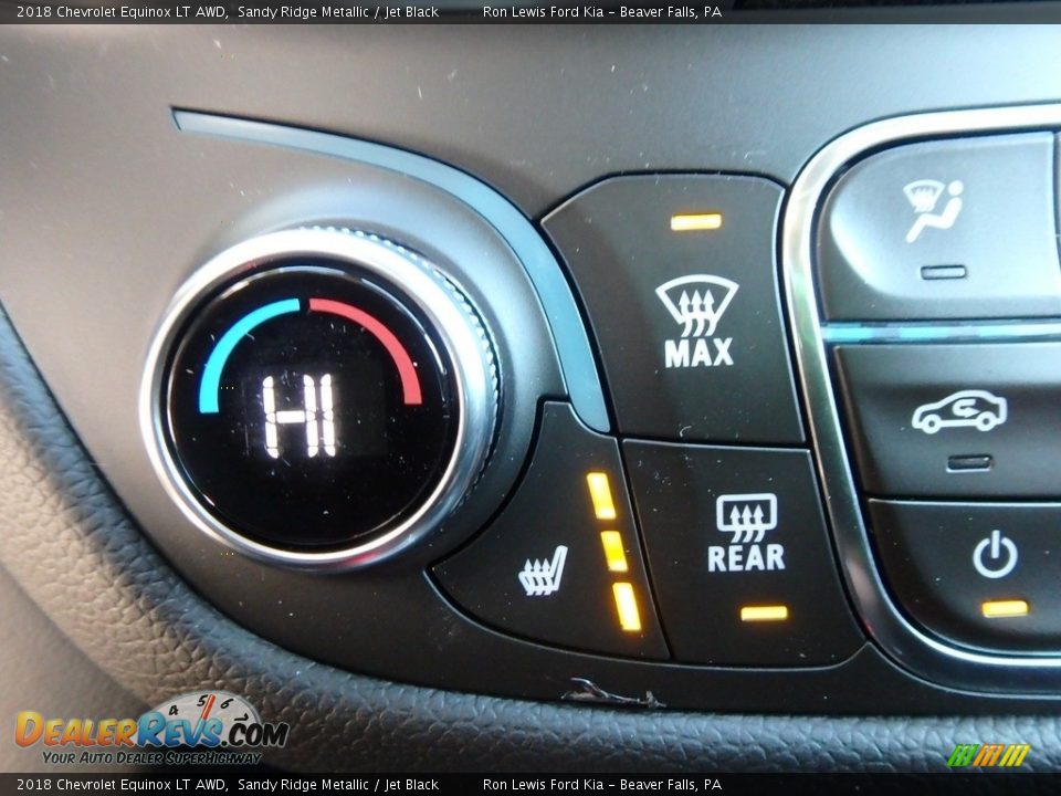 2018 Chevrolet Equinox LT AWD Sandy Ridge Metallic / Jet Black Photo #19