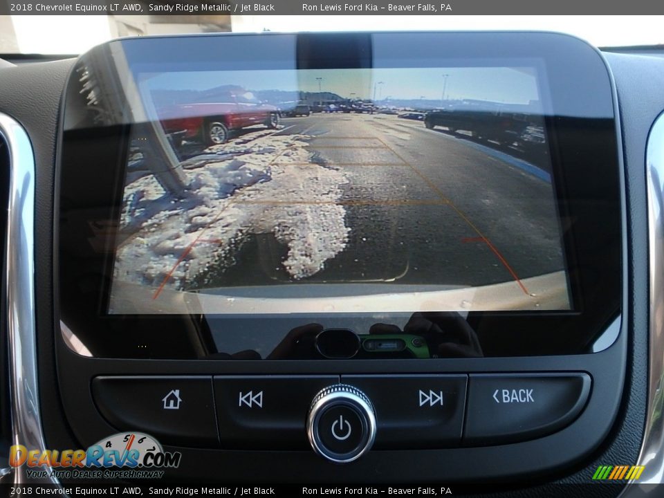 2018 Chevrolet Equinox LT AWD Sandy Ridge Metallic / Jet Black Photo #20