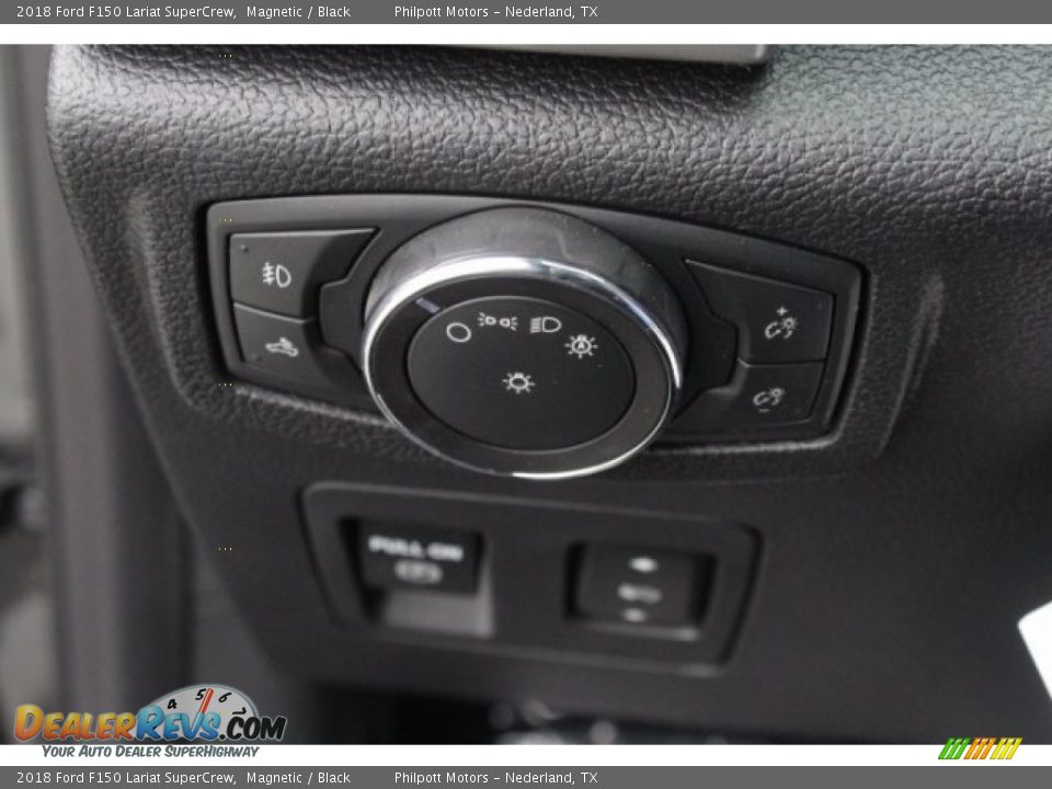 2018 Ford F150 Lariat SuperCrew Magnetic / Black Photo #25