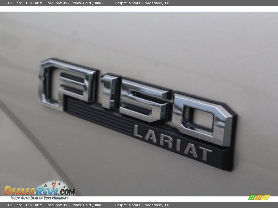 2018 Ford F150 Lariat SuperCrew 4x4 White Gold / Black Photo #7