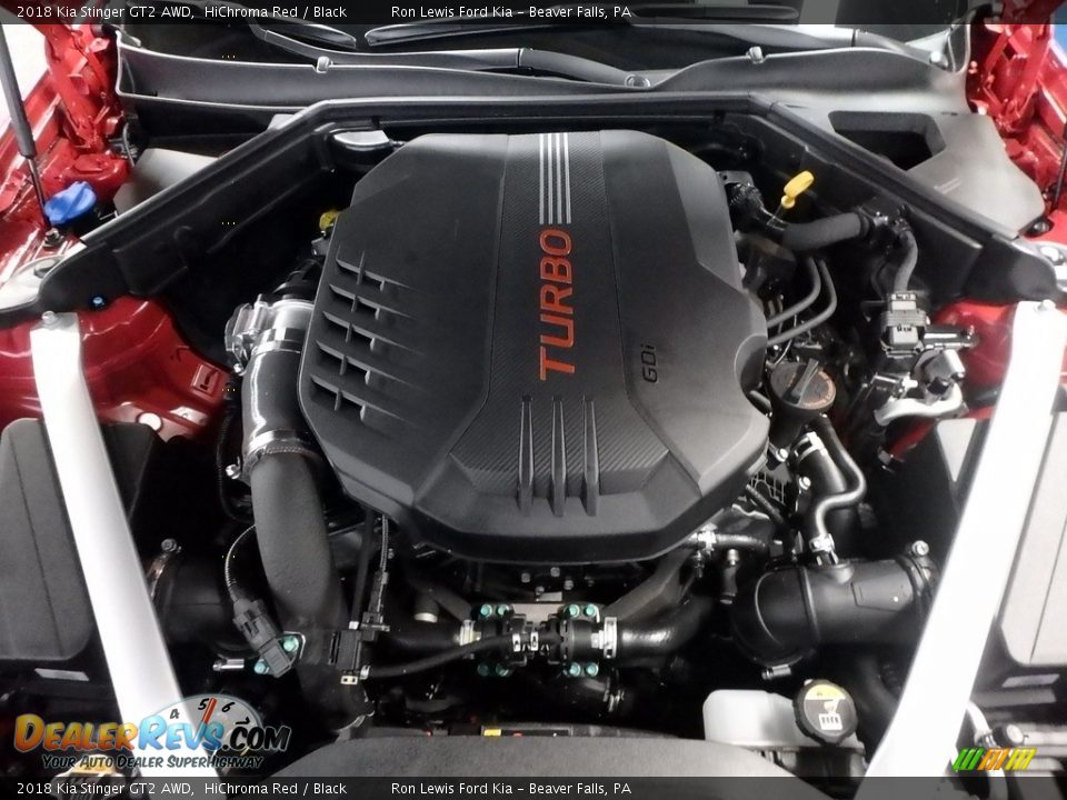 2018 Kia Stinger GT2 AWD 3.3 Liter Twin-Turbocharged DOHC 24-Valve CVVT V6 Engine Photo #11
