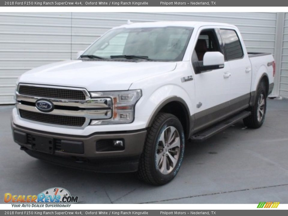 2018 Ford F150 King Ranch SuperCrew 4x4 Oxford White / King Ranch Kingsville Photo #3