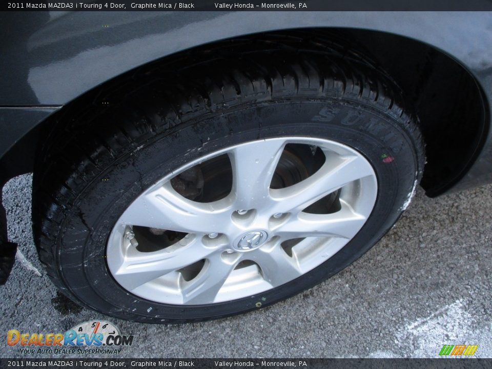 2011 Mazda MAZDA3 i Touring 4 Door Graphite Mica / Black Photo #6