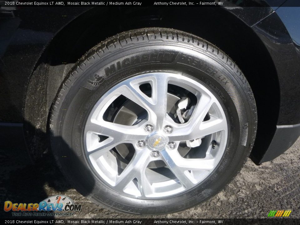 2018 Chevrolet Equinox LT AWD Mosaic Black Metallic / Medium Ash Gray Photo #2