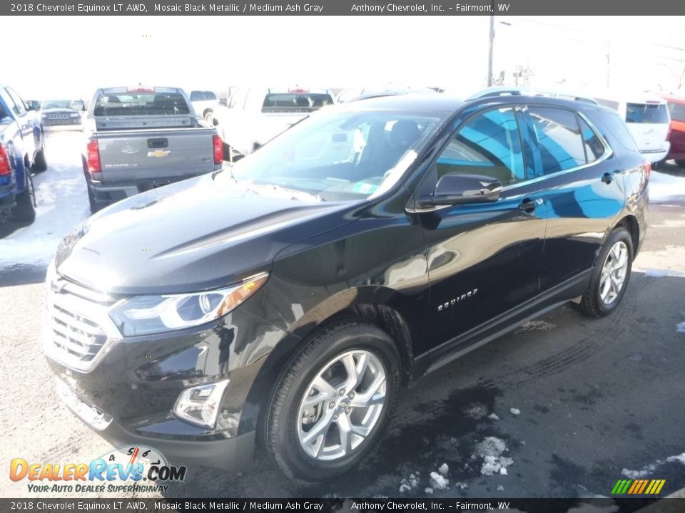 2018 Chevrolet Equinox LT AWD Mosaic Black Metallic / Medium Ash Gray Photo #7