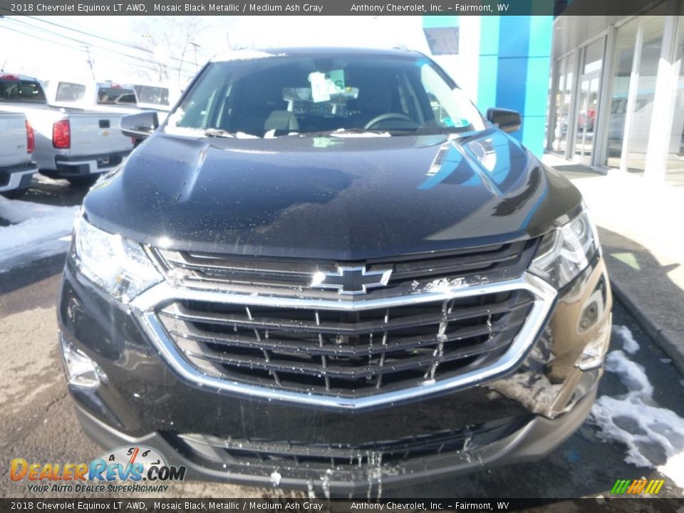 2018 Chevrolet Equinox LT AWD Mosaic Black Metallic / Medium Ash Gray Photo #8