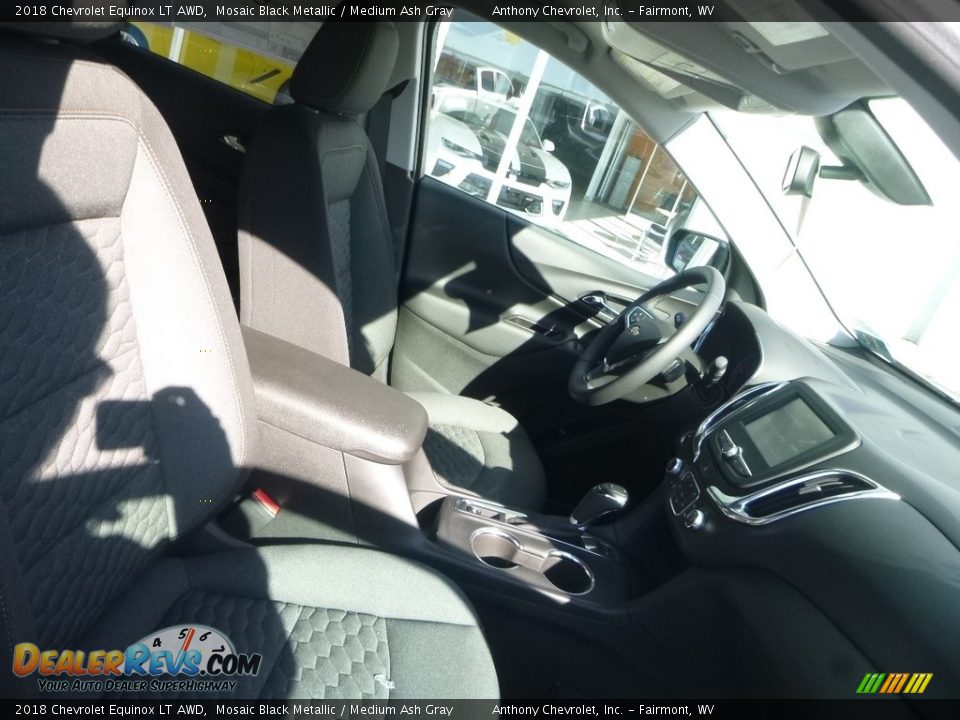 2018 Chevrolet Equinox LT AWD Mosaic Black Metallic / Medium Ash Gray Photo #9