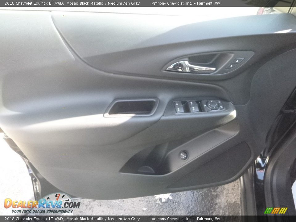 2018 Chevrolet Equinox LT AWD Mosaic Black Metallic / Medium Ash Gray Photo #12