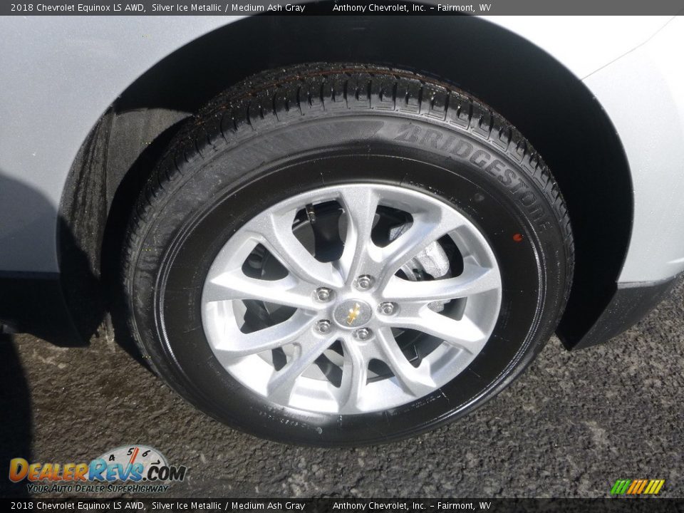 2018 Chevrolet Equinox LS AWD Silver Ice Metallic / Medium Ash Gray Photo #2