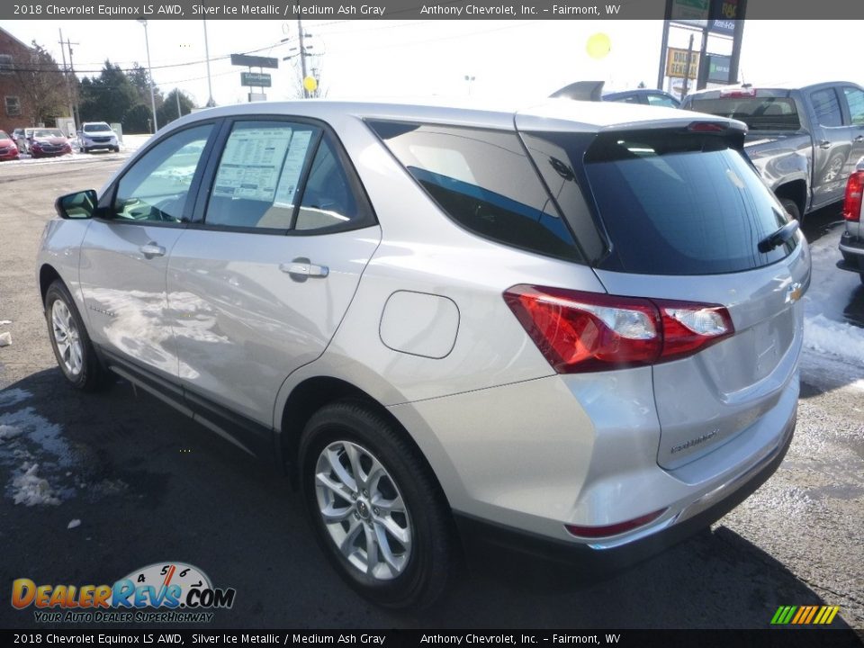 2018 Chevrolet Equinox LS AWD Silver Ice Metallic / Medium Ash Gray Photo #6