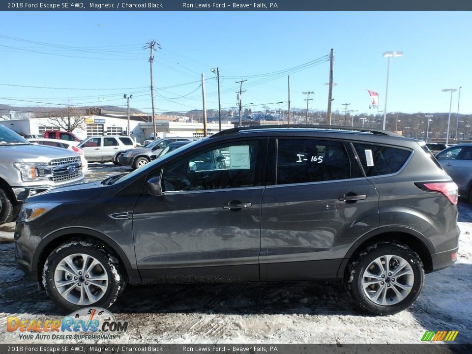 2018 Ford Escape SE 4WD Magnetic / Charcoal Black Photo #7