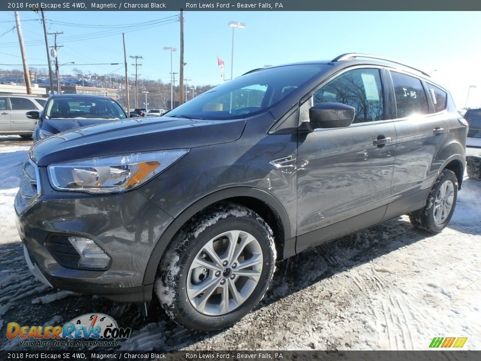 2018 Ford Escape SE 4WD Magnetic / Charcoal Black Photo #8