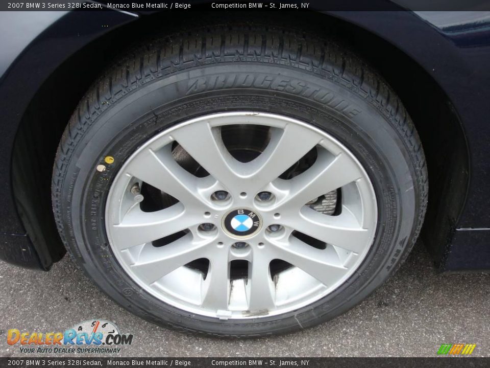 2007 BMW 3 Series 328i Sedan Monaco Blue Metallic / Beige Photo #7