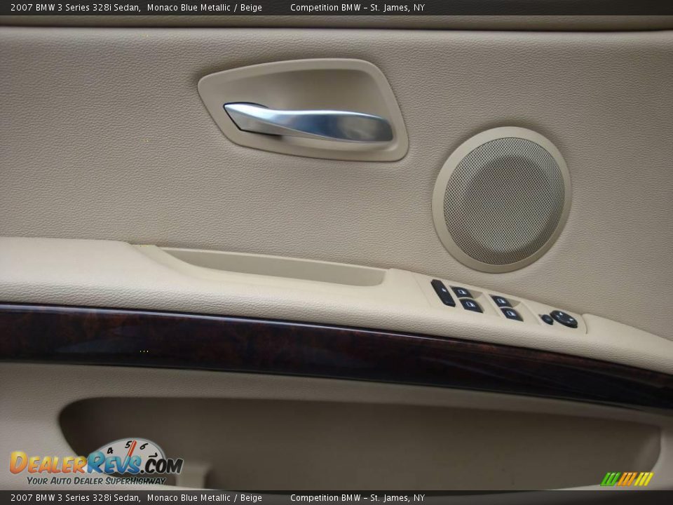 2007 BMW 3 Series 328i Sedan Monaco Blue Metallic / Beige Photo #8