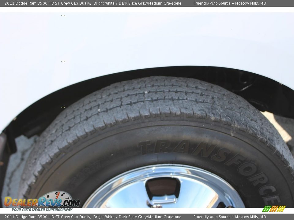 2011 Dodge Ram 3500 HD ST Crew Cab Dually Bright White / Dark Slate Gray/Medium Graystone Photo #21