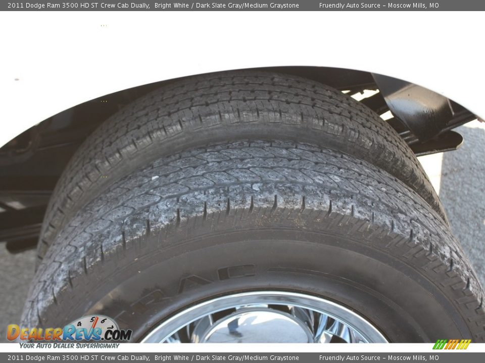 2011 Dodge Ram 3500 HD ST Crew Cab Dually Bright White / Dark Slate Gray/Medium Graystone Photo #22