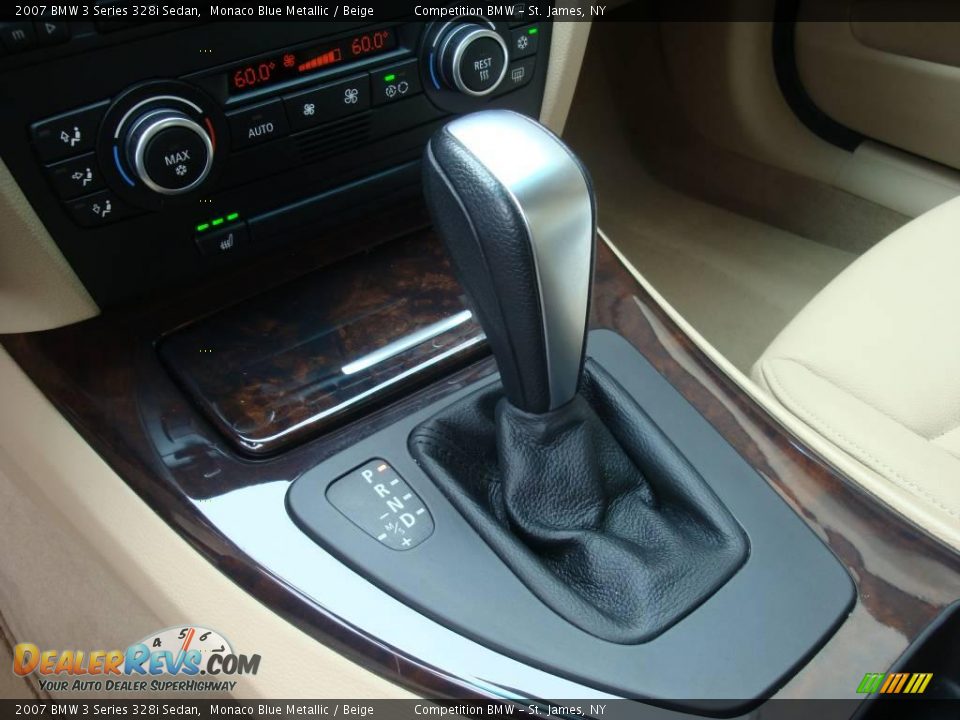 2007 BMW 3 Series 328i Sedan Monaco Blue Metallic / Beige Photo #14