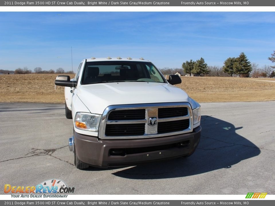 2011 Dodge Ram 3500 HD ST Crew Cab Dually Bright White / Dark Slate Gray/Medium Graystone Photo #29