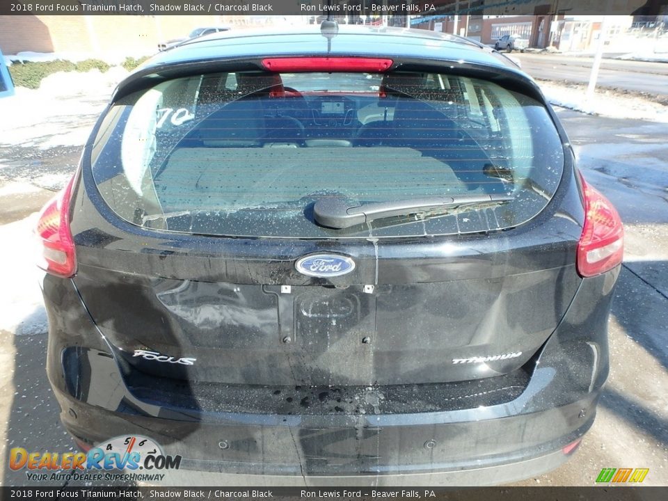 2018 Ford Focus Titanium Hatch Shadow Black / Charcoal Black Photo #3