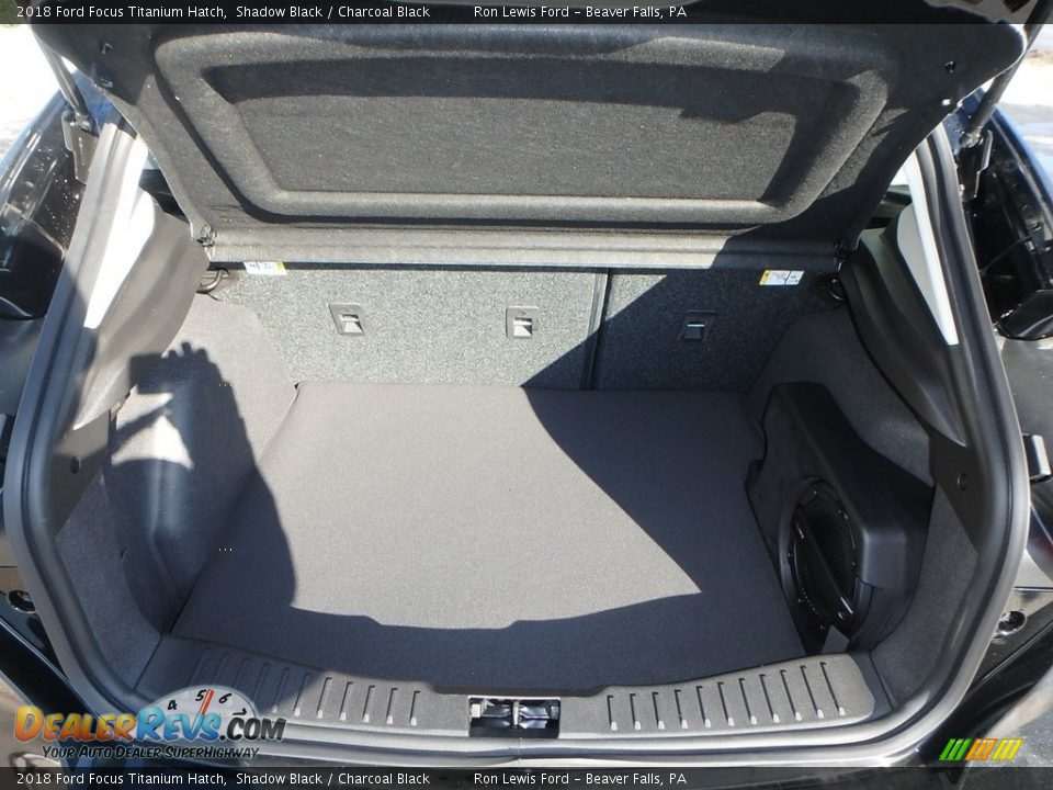 2018 Ford Focus Titanium Hatch Shadow Black / Charcoal Black Photo #4