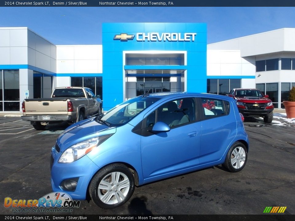 2014 Chevrolet Spark LT Denim / Silver/Blue Photo #1