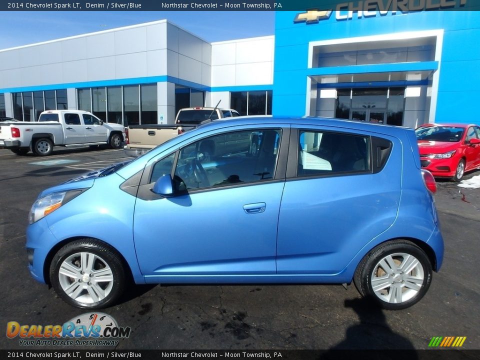 2014 Chevrolet Spark LT Denim / Silver/Blue Photo #3
