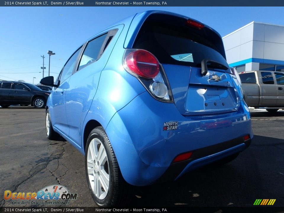 2014 Chevrolet Spark LT Denim / Silver/Blue Photo #5