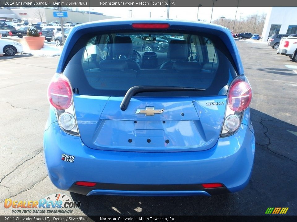 2014 Chevrolet Spark LT Denim / Silver/Blue Photo #6