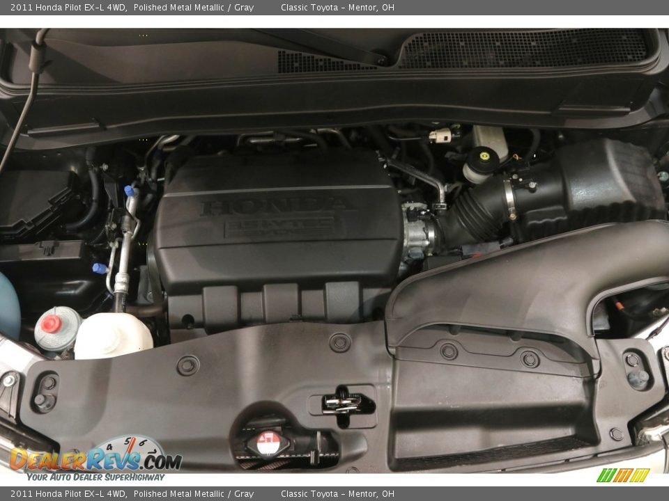 2011 Honda Pilot EX-L 4WD Polished Metal Metallic / Gray Photo #20
