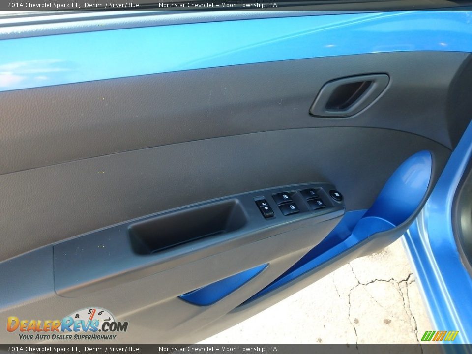 2014 Chevrolet Spark LT Denim / Silver/Blue Photo #24