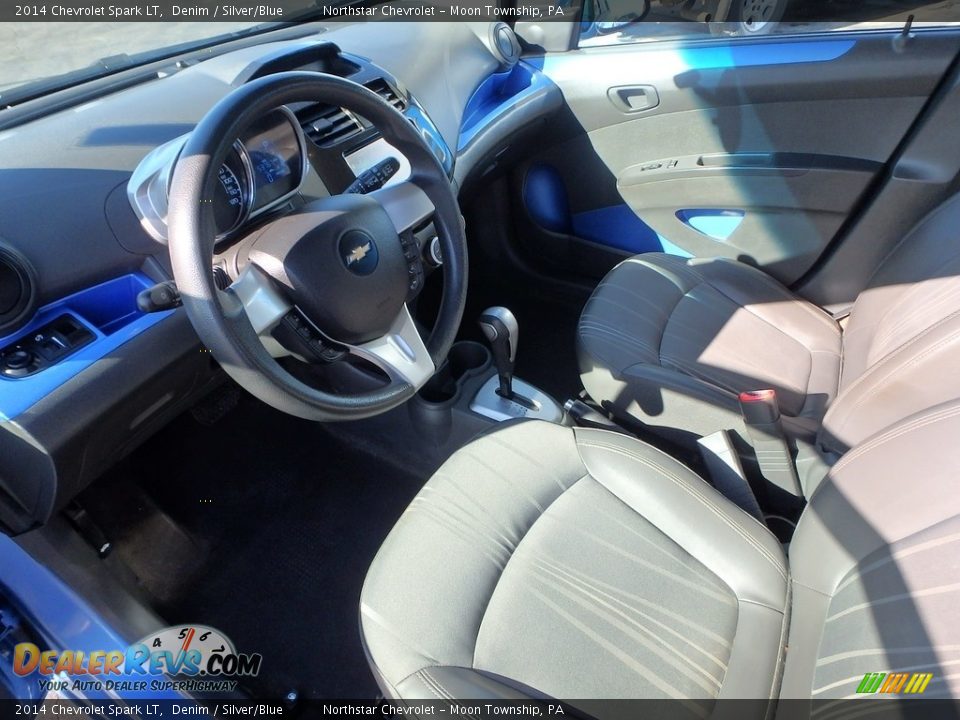2014 Chevrolet Spark LT Denim / Silver/Blue Photo #25