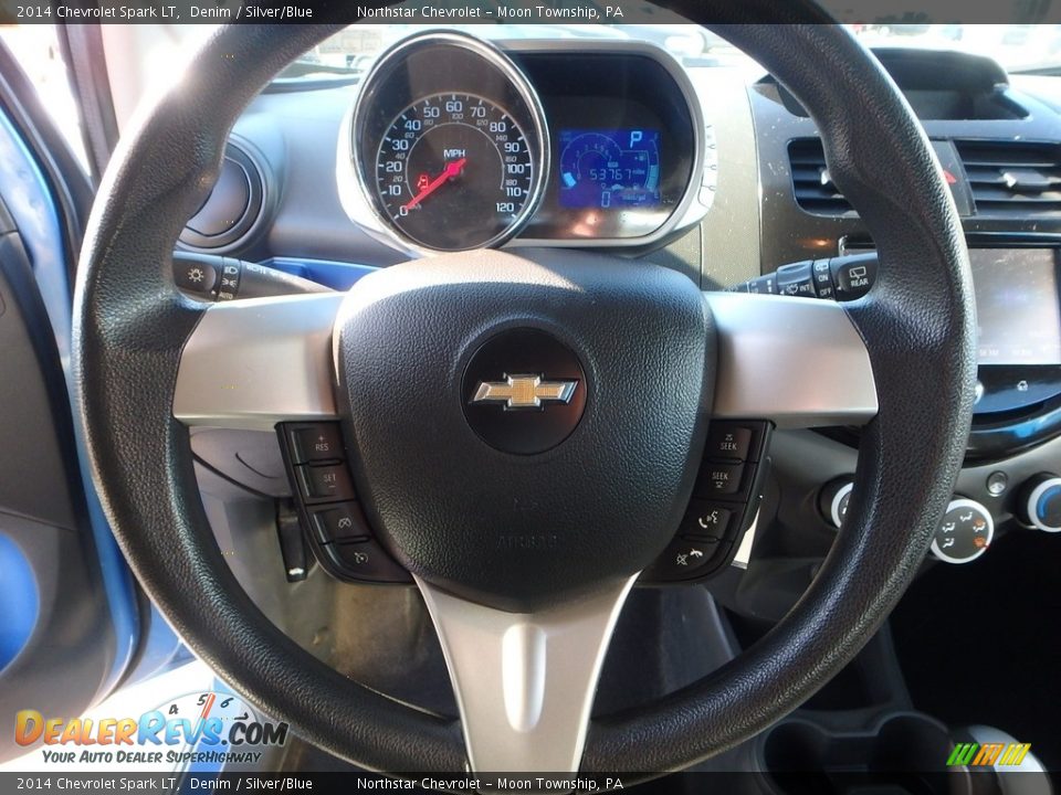 2014 Chevrolet Spark LT Denim / Silver/Blue Photo #27