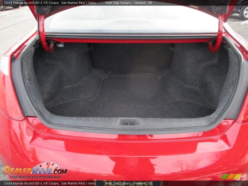 2009 Honda Accord EX-L V6 Coupe San Marino Red / Ivory Photo #15