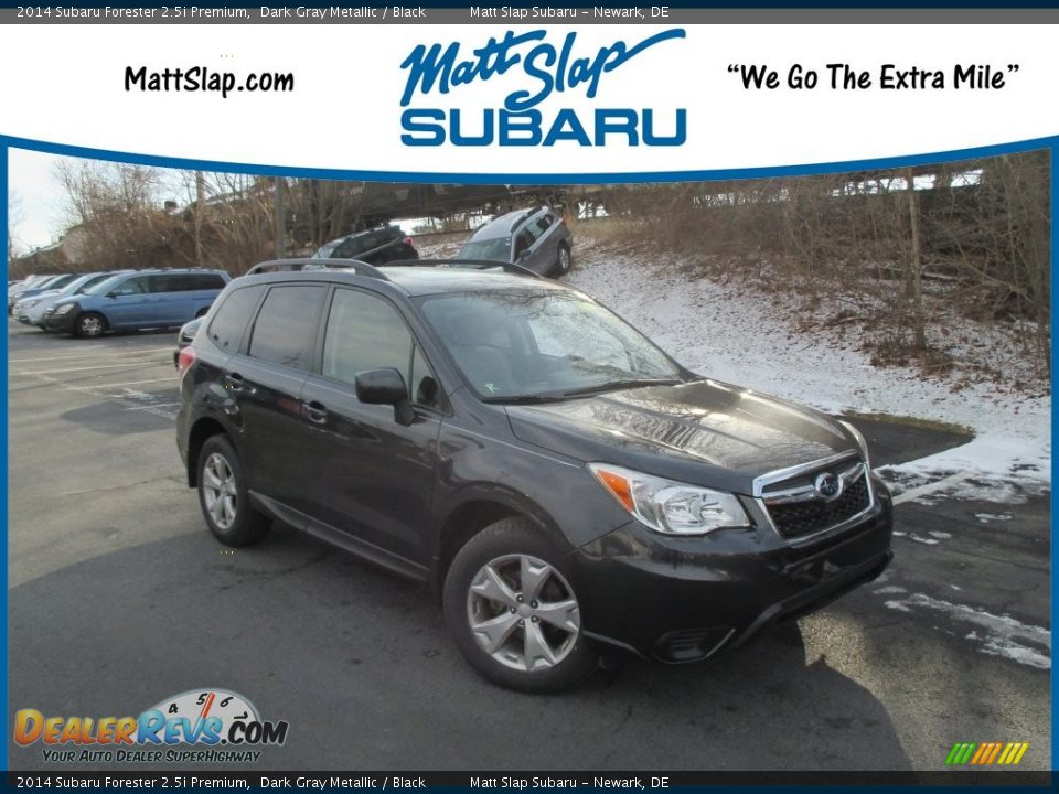 2014 Subaru Forester 2.5i Premium Dark Gray Metallic / Black Photo #1