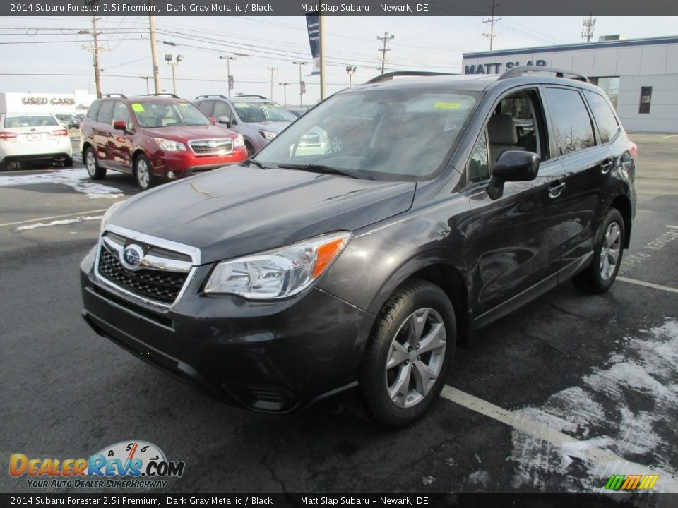 2014 Subaru Forester 2.5i Premium Dark Gray Metallic / Black Photo #2