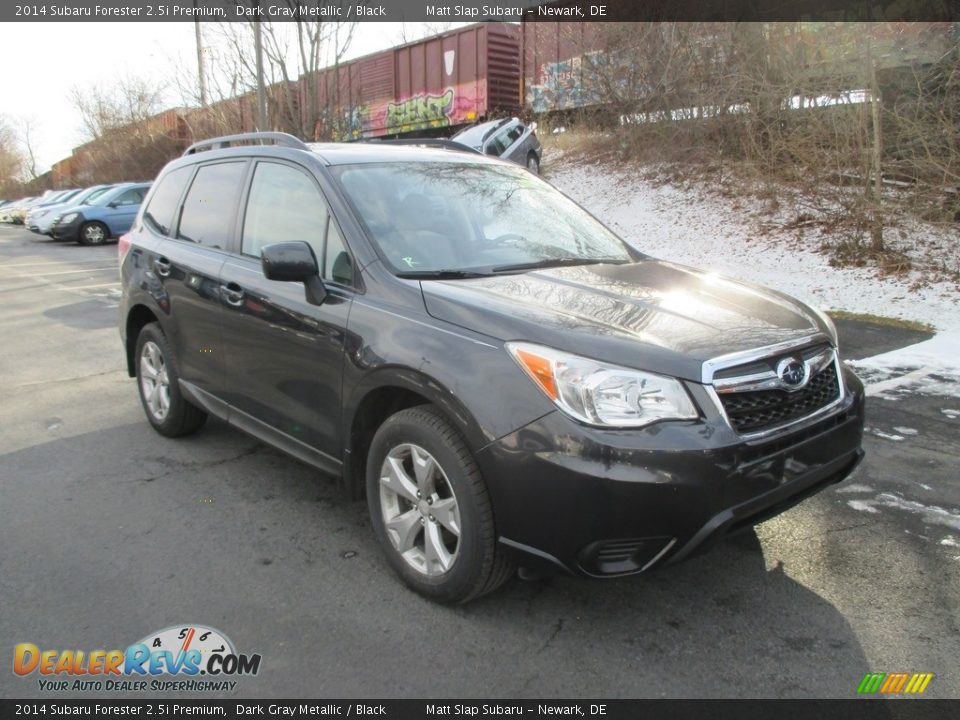 2014 Subaru Forester 2.5i Premium Dark Gray Metallic / Black Photo #4