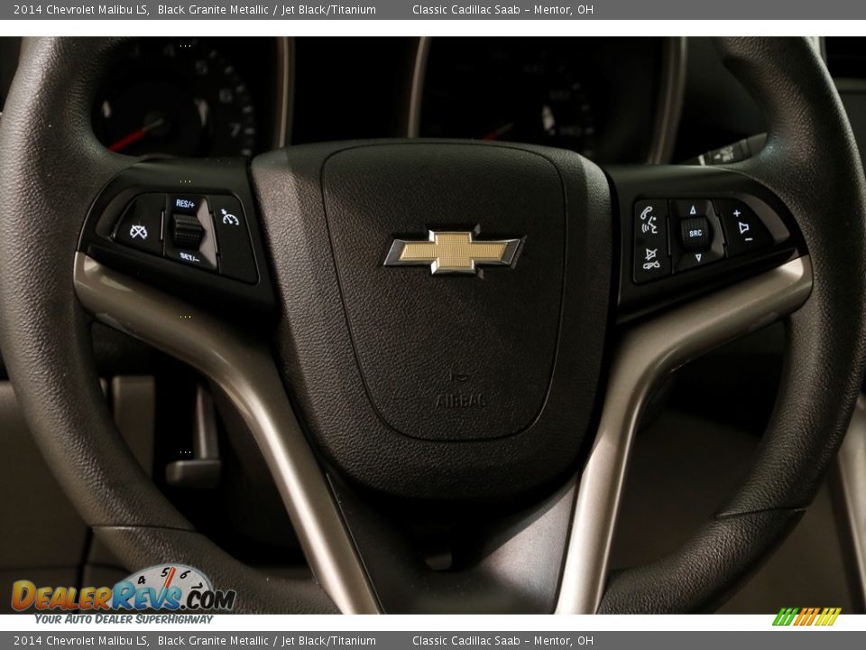 2014 Chevrolet Malibu LS Black Granite Metallic / Jet Black/Titanium Photo #7