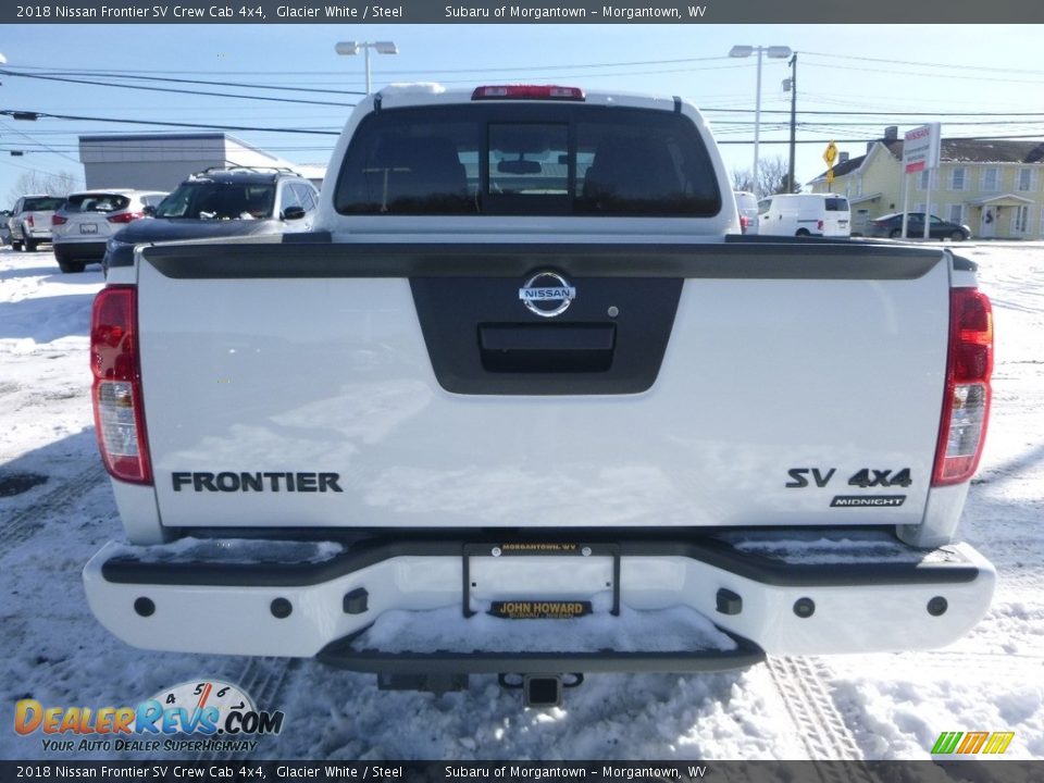 2018 Nissan Frontier SV Crew Cab 4x4 Glacier White / Steel Photo #5