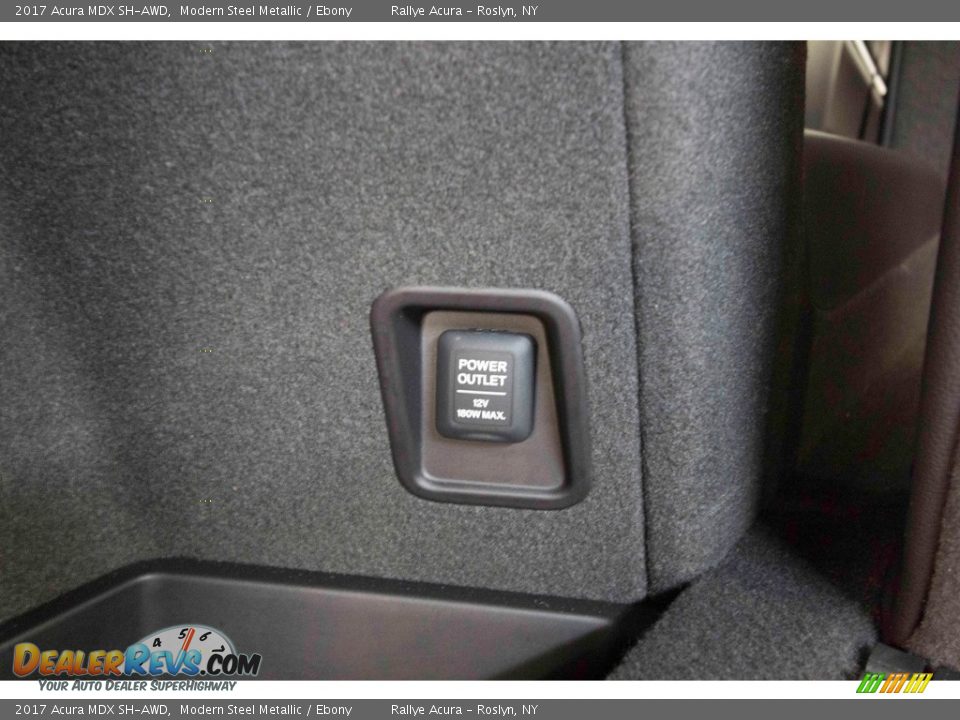 2017 Acura MDX SH-AWD Modern Steel Metallic / Ebony Photo #8