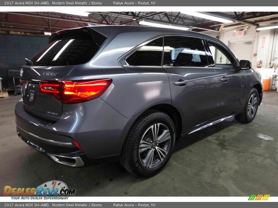 2017 Acura MDX SH-AWD Modern Steel Metallic / Ebony Photo #9