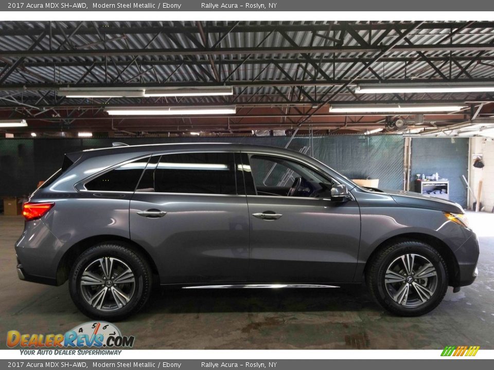 2017 Acura MDX SH-AWD Modern Steel Metallic / Ebony Photo #10