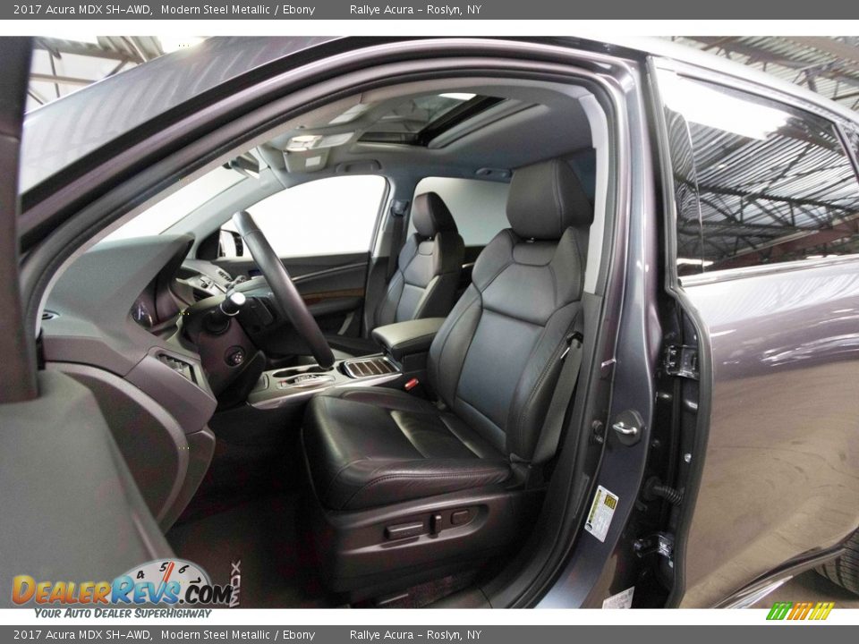 2017 Acura MDX SH-AWD Modern Steel Metallic / Ebony Photo #18