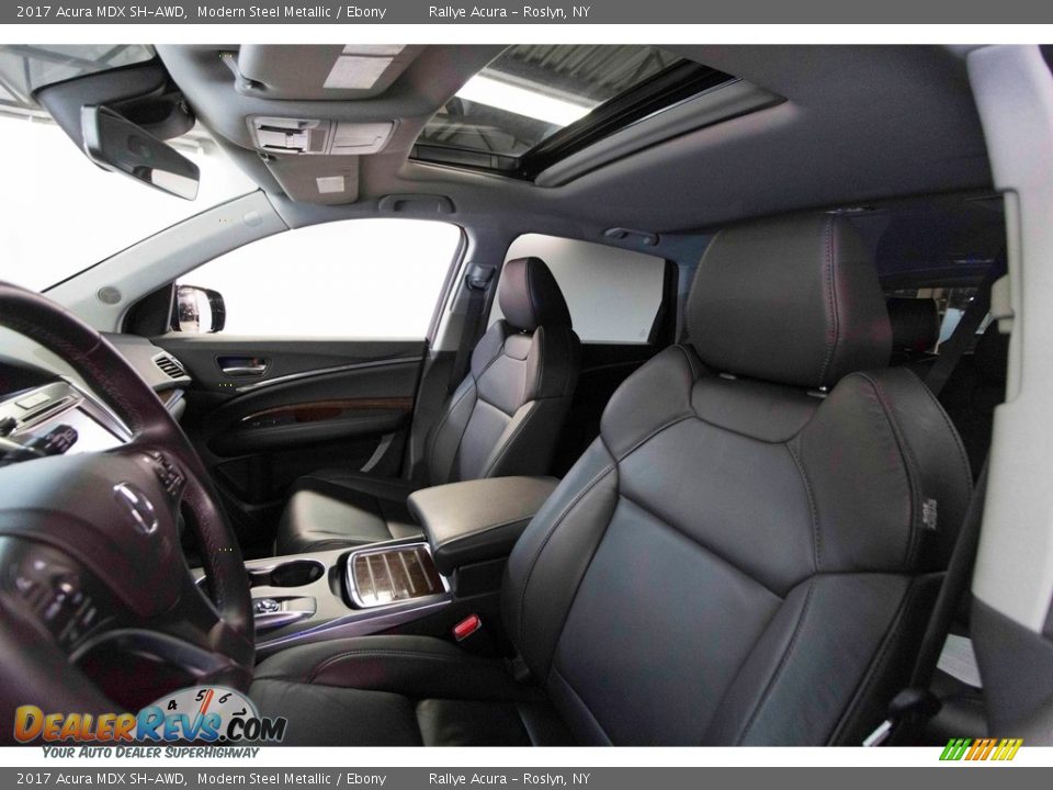 2017 Acura MDX SH-AWD Modern Steel Metallic / Ebony Photo #19