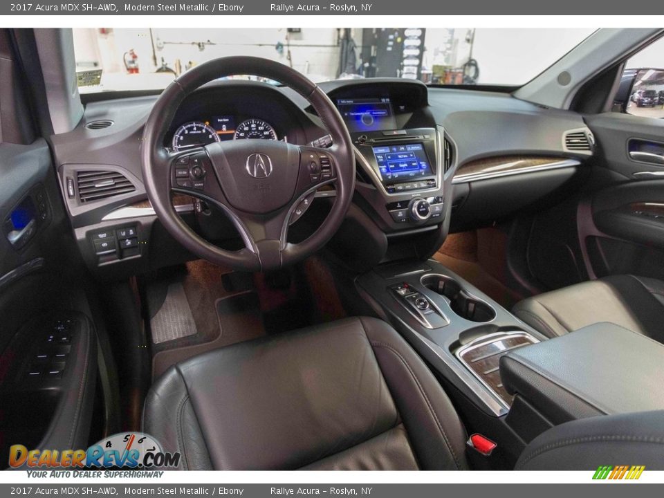 2017 Acura MDX SH-AWD Modern Steel Metallic / Ebony Photo #20