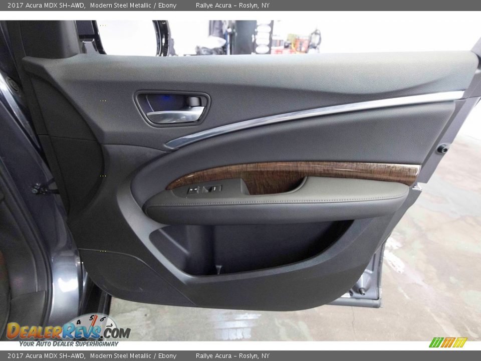 2017 Acura MDX SH-AWD Modern Steel Metallic / Ebony Photo #23