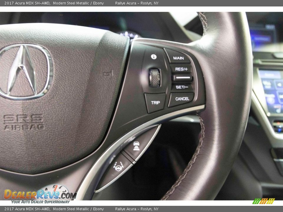 2017 Acura MDX SH-AWD Modern Steel Metallic / Ebony Photo #31