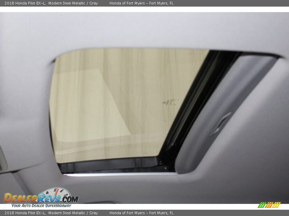 2018 Honda Pilot EX-L Modern Steel Metallic / Gray Photo #18