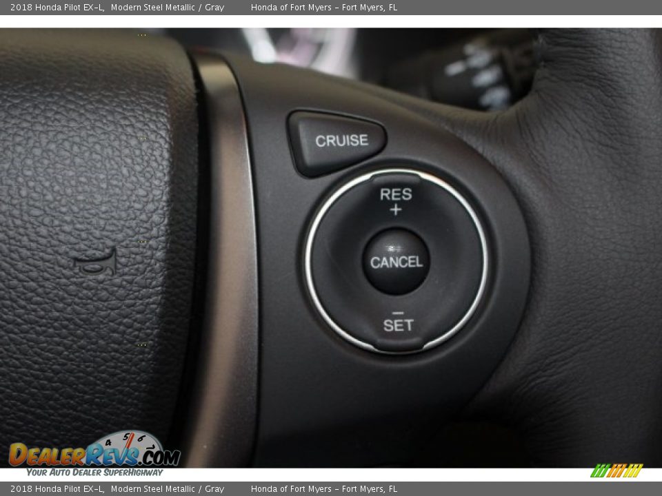 2018 Honda Pilot EX-L Modern Steel Metallic / Gray Photo #20