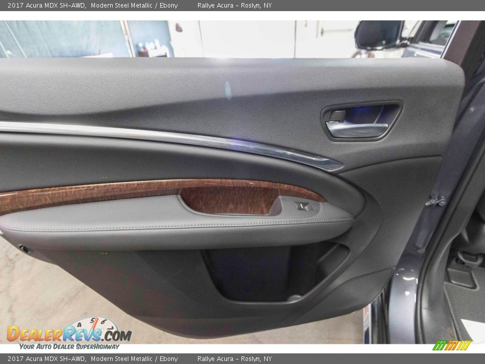 2017 Acura MDX SH-AWD Modern Steel Metallic / Ebony Photo #33