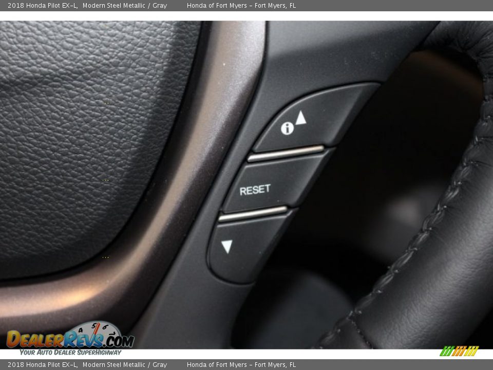 2018 Honda Pilot EX-L Modern Steel Metallic / Gray Photo #22